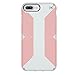 Speck Products Presidio Grip Case for iPhone 8 Plus (Also fits 7 Plus and 6S Plus/6 Plus), Dove Grey/Tart Pink