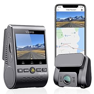 VIOFO Dash Cam Front and Rear 2K 1440P 60fps +1080P 30fps Dual Dash Camera with Wi-Fi GPS, Emergency Recording, Motion…