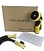 FOCUSAIRY 25 Feet Expanding Durable Expandable Strongest Outdoor Garden Water Hose with Shut Off Valve Solid Brass Connector and 9-pattern Spray Nozzle