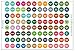 Essential Oils Labels - Complete Set - Includes Multiple Bottle Cap Stickers for All Included Oils - Perfect Lid Stickers to Keep Your Oils Organized