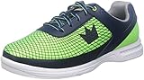 Brunswick Frenzy Mens Bowling Shoe Navy/Green, 8.5