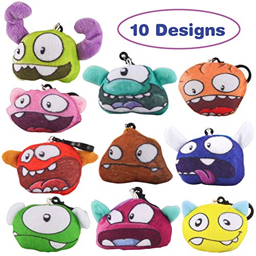 JOYIN Mini Claw Machine Toy Candy Grabber & Prize Dispenser Vending Machine Toy Grabber Arcade Game with 10 Plush Characters and 8 Capsules