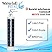 Waterfall Filter - Refrigerator Water Filter Compatible with 4396510 Quarter Turn Cyst-Reducing Side-by-Side Water Filter