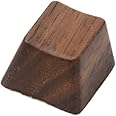 YMDK Wooden Keycap Solid Walnut Wood Keycap Novelty Keycaps Spacebar Esc Arrow Keys OEM Profile for Cherry MX Mechanical Keyboard (Esc R4 1 Key)