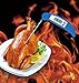 Digital Meat Thermometer Cooking Thermometer Instant Read with Food Safe Probe for Grill Kitchen bbq Smoker Oven Oil Milk by Lighting Mall (Blue)
