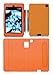 Fire HD 6 2014 Case, rooCASE Dual View Fire HD 6 Folio Case Cover with Stand [Supports Auto Sleep/Wake Feature] for Amazon Fire HD 6 2014, Orange