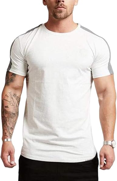 t shirt girocollo stretto uomo
