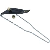 TUOREN Percussion Flexatone Instrument, Metal Flex-A-Tone Plate with Wooden Beaters, Handheld Sound Effect Instrument for Musicians, Bands, and Studios