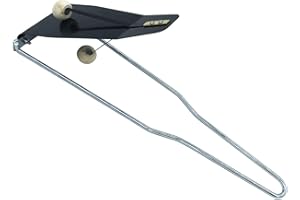 TUOREN Percussion Flexatone Instrument, Metal Flex-A-Tone Plate with Wooden Beaters, Handheld Sound Effect Instrument for Musicians, Bands, and Studios