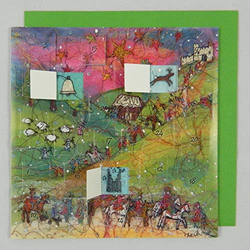 Swiss Kiss Journey of the Magi Religious Nativity Advent Christmas Advent Calendar 290 x 290 mm with pictures and bible quotes