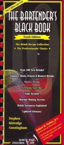 Photo 1 of The Bartender's Black Book [ THE BARTENDER'S BLACK BOOK BY Cunningham, Stephen Kittredge ( Author ) Sep-17-2011