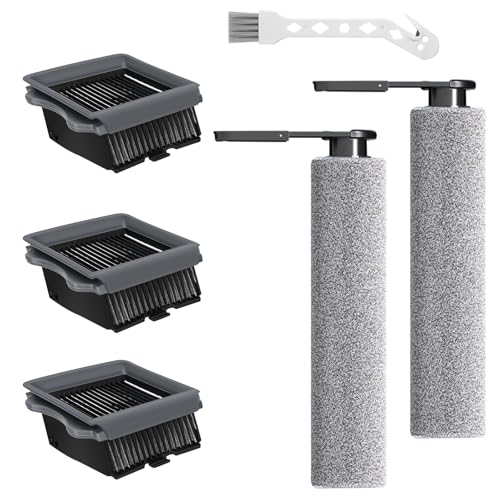 Replacement Brush and Filter Accessories for Tineco Floor One S5/S5 Pro/S5 Pro 2-2 Brushes and 3 Filters (Not Compatible with S5 Combo) for Wet and Dry Vacuum Cleaners