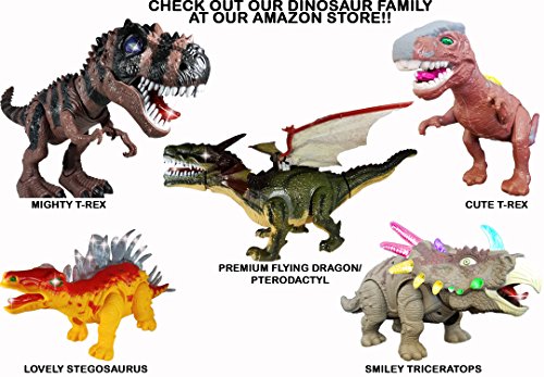 walking roaring dinosaur toy