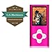 G.G.Martinsen Pink Versatile MP3/MP4 Player with a Micro SD Card, Support Photo Viewer, Mini USB Port 1.8 LCD, Digital MP3 Player, MP4 Player, Video/Media/Music Player