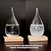 Storm Glass, Large | Weather Predicting Storm Glass, Glass Forecast Barometer | Desk Decor by Average Gents | Size: 4.5