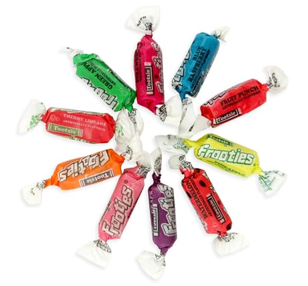 FROOTIES ASSORTED FRUIT CHEWS – 1 POUND BULK CANDY BAG – SOFT & CHEWY FRUITY CANDY MIX – GREAT FOR PARTIES, PINATAS, AND BUFFETS