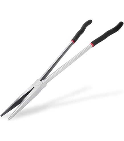 Jeffergarden Pince à Bec Aiguille Longue Portée Précise Mini CRV Multifonctionnel Pour La