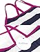 Arshiner Girls' One Piece Swimsuit Bathing Suits,Navy Blue,Size 130