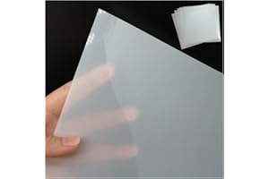 BANLTRE 12 Sheets 7.5 mil Mylar Sheet 12 x 12 inch Milky Translucent PET Blank Stencil Making Sheet for Cutting Machines, Cut Tool Template Material (7.5 mil)