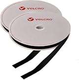 VELCRO Brand 150mm Velcro Sew On Tape Black Continuous Length