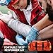 EMT 1st Emergency Responder First Aid Kit | Medical Trauma Bag for Disaster Preparedness | Perfect for Wilderness, Camping, Home, Car, & Office | Our Fully Stocked Kits have 40 Unique items (362pcs)thumb 2