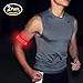 Pack of 2pcs- LED Sports Saftey Flashing Reflective Armband with High Visibility Light up Glow in the Dark Bracelet for Cycling, Jogging, Walking and Running (orange)