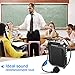 NEWGOOD Portable Rechargeable Mini Voice Amplifier- Ultralight Portable PA System with Wired Microphone Headset and Waistband, Supports MP3 Format Audio for Teachers, Singing, Coaches,Eldely