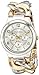 Akribos XXIV Women's AK531TT "Ultimate" Two-Tone Watch With Twist Chain Bracelet