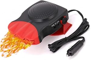 SHOWVIGOR Car Heater,12V 150W Car Heaters That Plugs Into Cigarette Lighter,Portable Car Heater Defroster with 180° Rotating Base,Suitable for New Energy,Sedans,Other Vehicle Models
