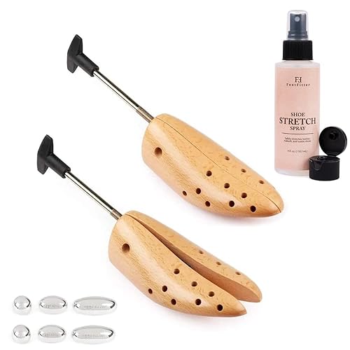 FootFitter Premium Professional One-Way Shoe Stretcher, Set of