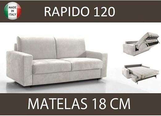 Italian Spirit Canape Lit 2 Places Master Convertible Ouverture