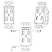 Sunco Lighting 10 PACK - UL Listed- High Speed USB Port Charger and Duplex Receptacle 15-Amp, 3.1A Charging Capability, Tamper Resistant Outlet- Wall-plate Included