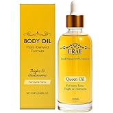 ERAE Queen Body Oil – Cold Pressed Botanical Blend for Hydrating & Firm-Looking Skin, Lightweight Fast-Absorbing Body Moisturizing Oil for Arms, Legs & Stomach