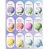 PUURVSAS Homasy Floral Sea Bath Bomb Gift Set, 12Pcs Bath Bomb Set for Women, Kids, Rich in Essential Oil, Sea Salt…