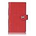 BTSKY Book Style Business Card Holder Name Card Book ID Card Credit Cards Organizer-for 300 Business Cards (Red)