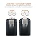 Bonsaii EverShred Pro 3S23 Heavy duty 14-Sheet Cross-Cut Paper/CD/Credit Card Shredder, 6 Gallons Wastebasket with 4 Casters and 120 Minutes Running Time, Black