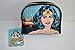 SOHO Wonder Woman Round Top Cosmetic Bag