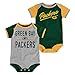 Green Bay Packers Descendant 2 Pack Bodysuit Onesie Set