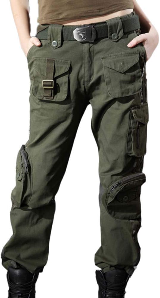 Women's Military Trousers Tactical Trousers Womens Camouflage Trousers Cargo Trousers Multifunction Outdoor Camping Pants