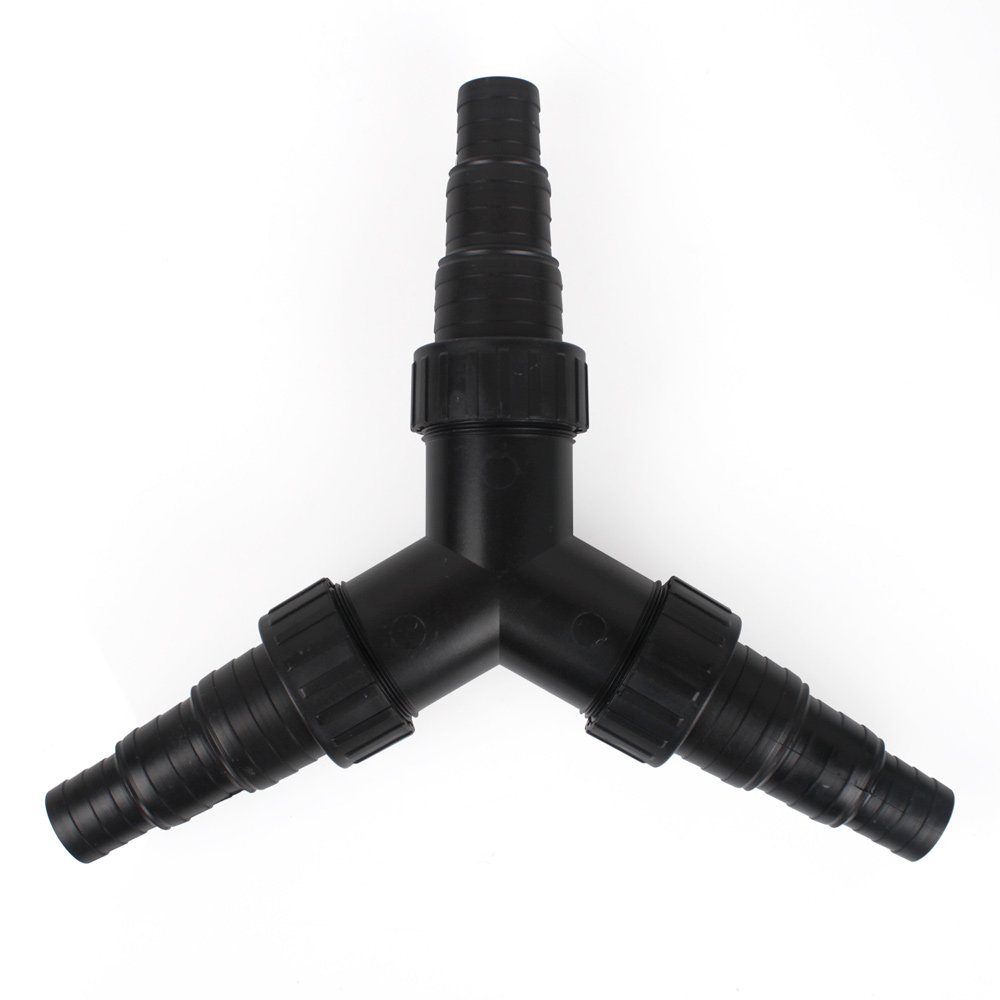 Speed 3-Way Valve Y Distributor Water Distributor for Pond Pump and Watercourses