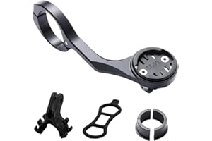 Dymoece Out Front Combo Mount,Bicycle Handlebar Mount for Wahoo Elemnt,Elemnt Bolt,Elemnt Mini and Bike Lights,Compatible Handlebar Sizes 31.8mm 25.4mm