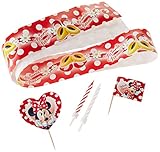 19 Piece Minnie Mouse Polka Dot Cake Decorating Kit