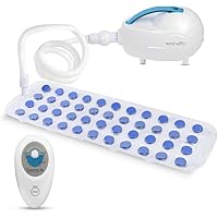 Waterproof Tub Massaging Bubble Mat - Full Body Bubbling Bath Thermal Massager Machine, Electric Bathtub Massage Spa w/Heat,