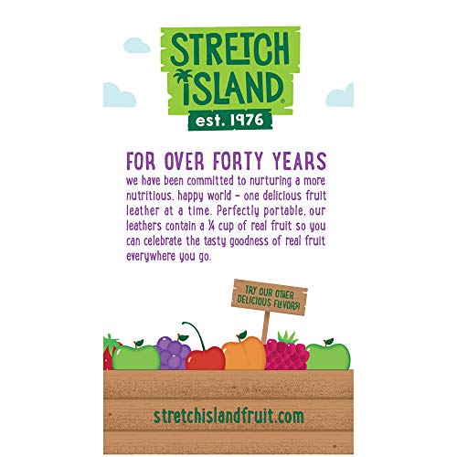 Stretch Island Original Fruit Leather, Grape, 0.5 Ounce Leathers, 30