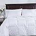 puredown Lightweight White Goose Down Comforter Duvet Insert 300 Thread Count 100% Cotton Fabric 600 Fill Power Full/Queen Size White