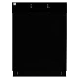 Kenmore 22-14599 24" Built-In Dishwasher - UltraWash, SmartWash, Sanitize Rinse, SmartDry and Leak Detection - 14 Place Settings - 51 DBA - ENERGY STAR Certified - 24" - Black