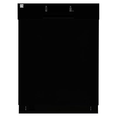 Kenmore 22-14599 24" Built-In Dishwasher - UltraWash, SmartWash, Sanitize Rinse, SmartDry and Leak Detection - 14 Place Settings - 51 DBA - ENERGY STAR Certified - 24" - Black