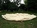 The Waterproof Portable Black Footprint Mat Tarp for Dream House Bell Tent (PE Footprint Mat, Diameter 5M/16.4ft)