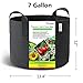 SYOURSELF 6 Pack 7 Galllon Grow Bags, Aeration Fabric Pots with Handles-400GSM Non-Woven Durable Thickened Plant Containers for Nursery Garden Home Vegetable, Fruit, Tree+6 Waterproof Labelsthumb 2