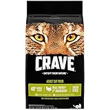 Crave Adult Dry Cat Food With Protein From Turkey, Chicken & Duck, 10 Pound Bag